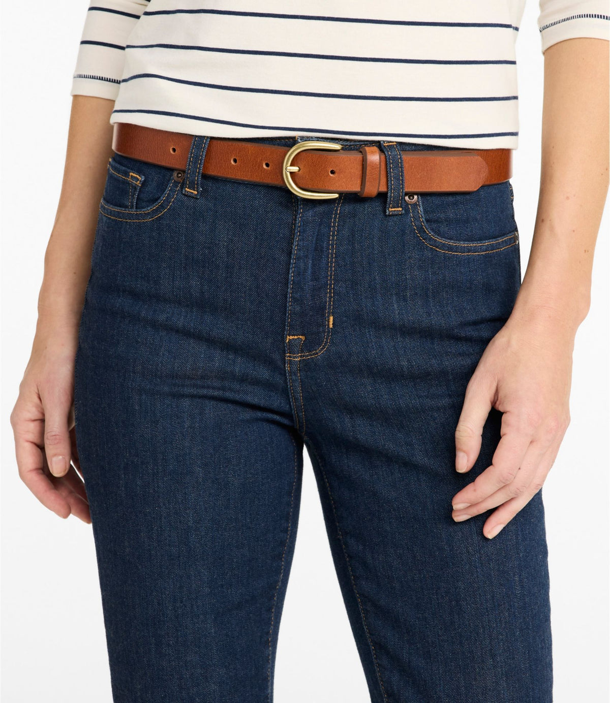 L.L.Bean Women's L.L.Bean 207 Jean Belt Mahogany