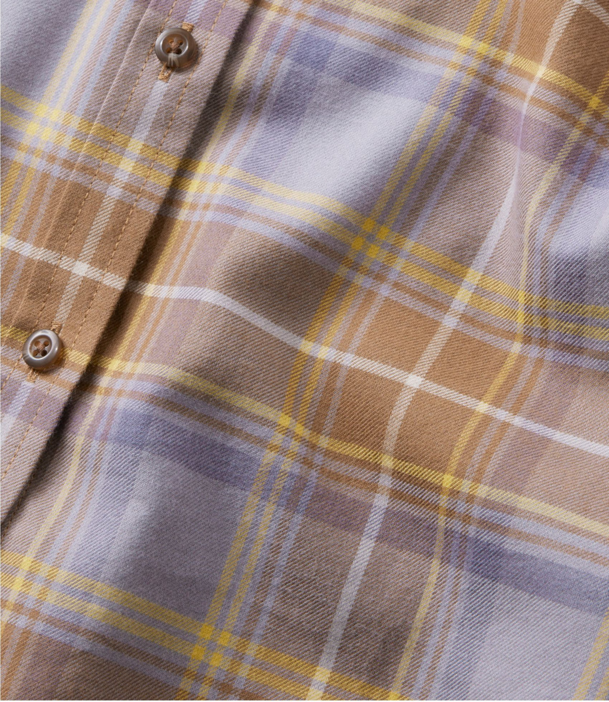 L.L.Bean Women's Whisperweight Flannel Shirt, Button-Down Chalk Blue