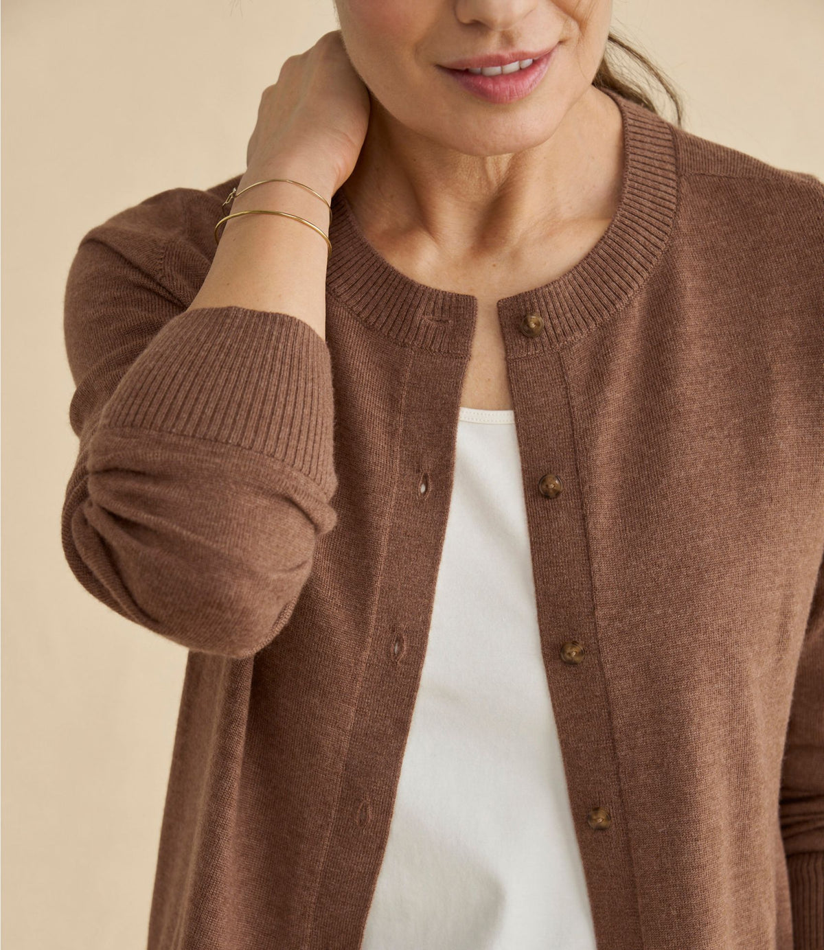 L.L.Bean Women's Essential Merino Wool Sweater, Cardigan Classic Navy