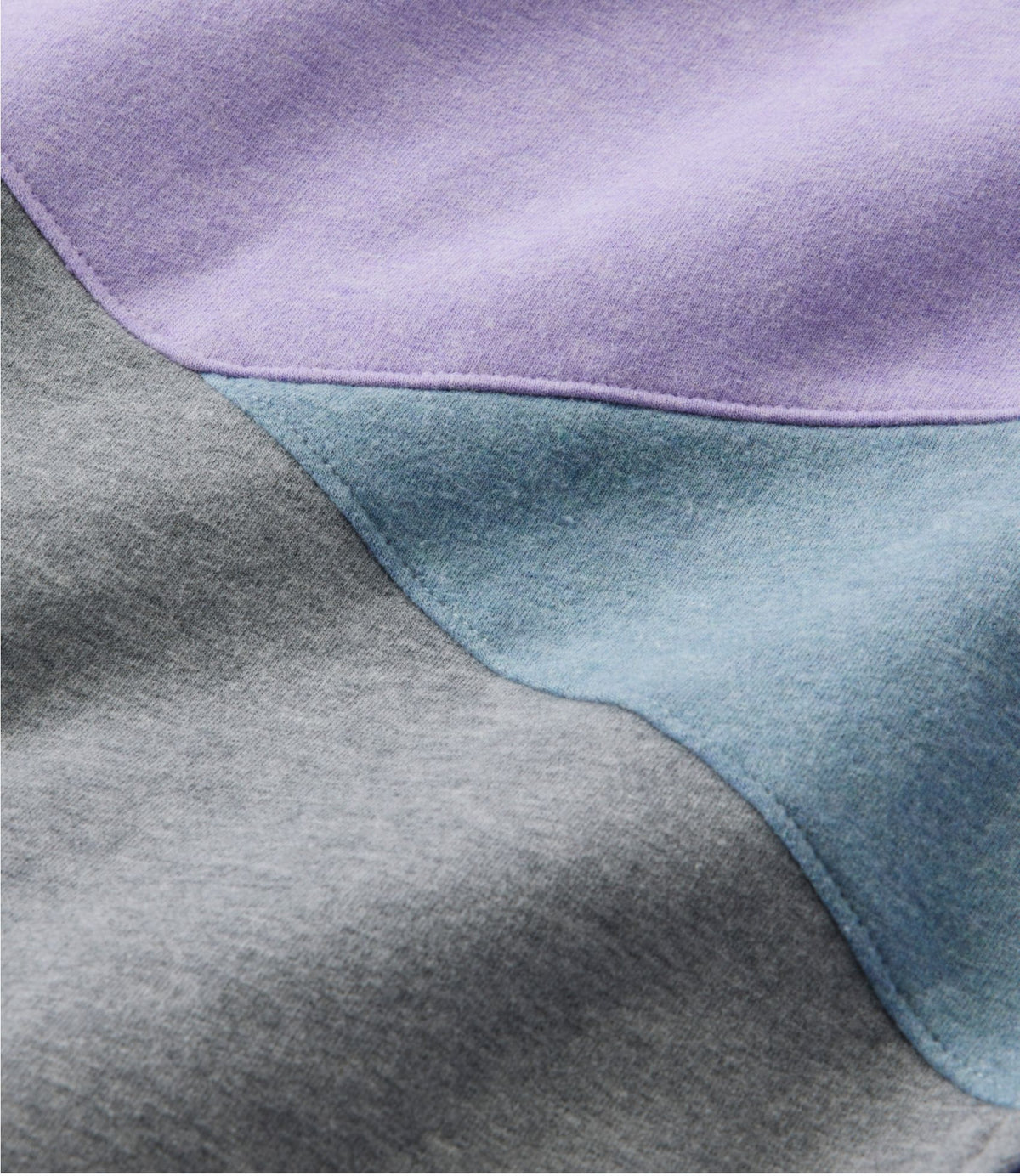 L.L.Bean Women's L.L.Bean Cozy Mixed-Knit Pullover, Colorblock Deep Rosewood Heather/Gray Birch Heather