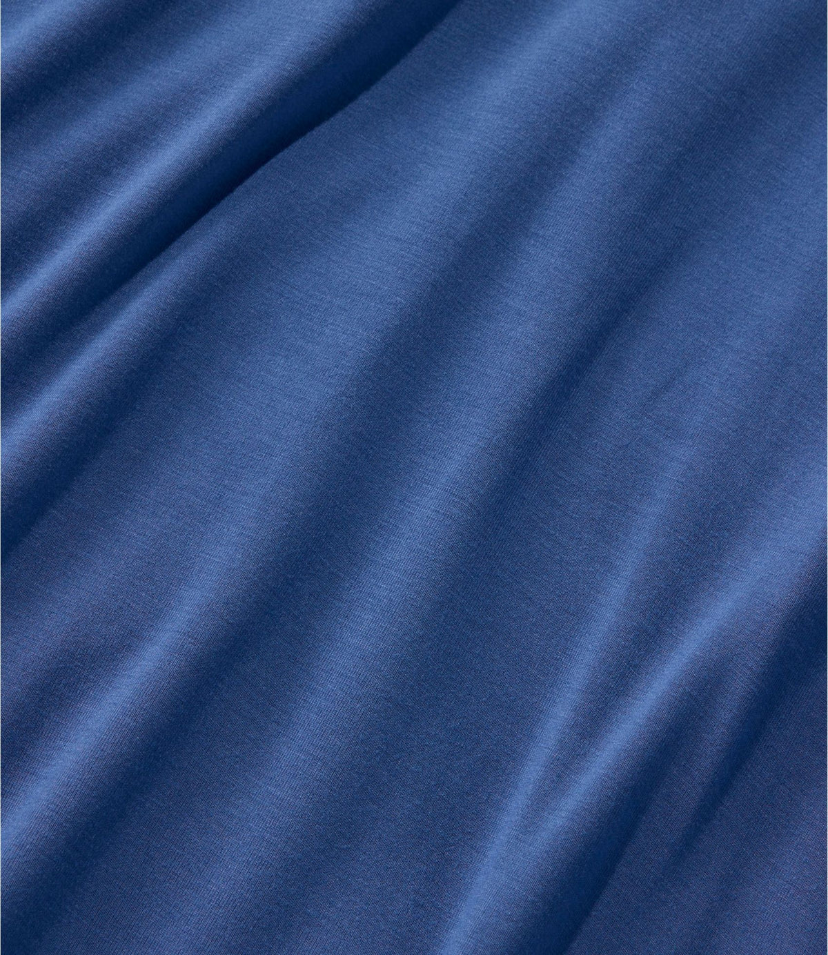 L.L.Bean Women's Summer Knit Dress, Three-Quarter-Sleeve Scoopneck Deep Blue