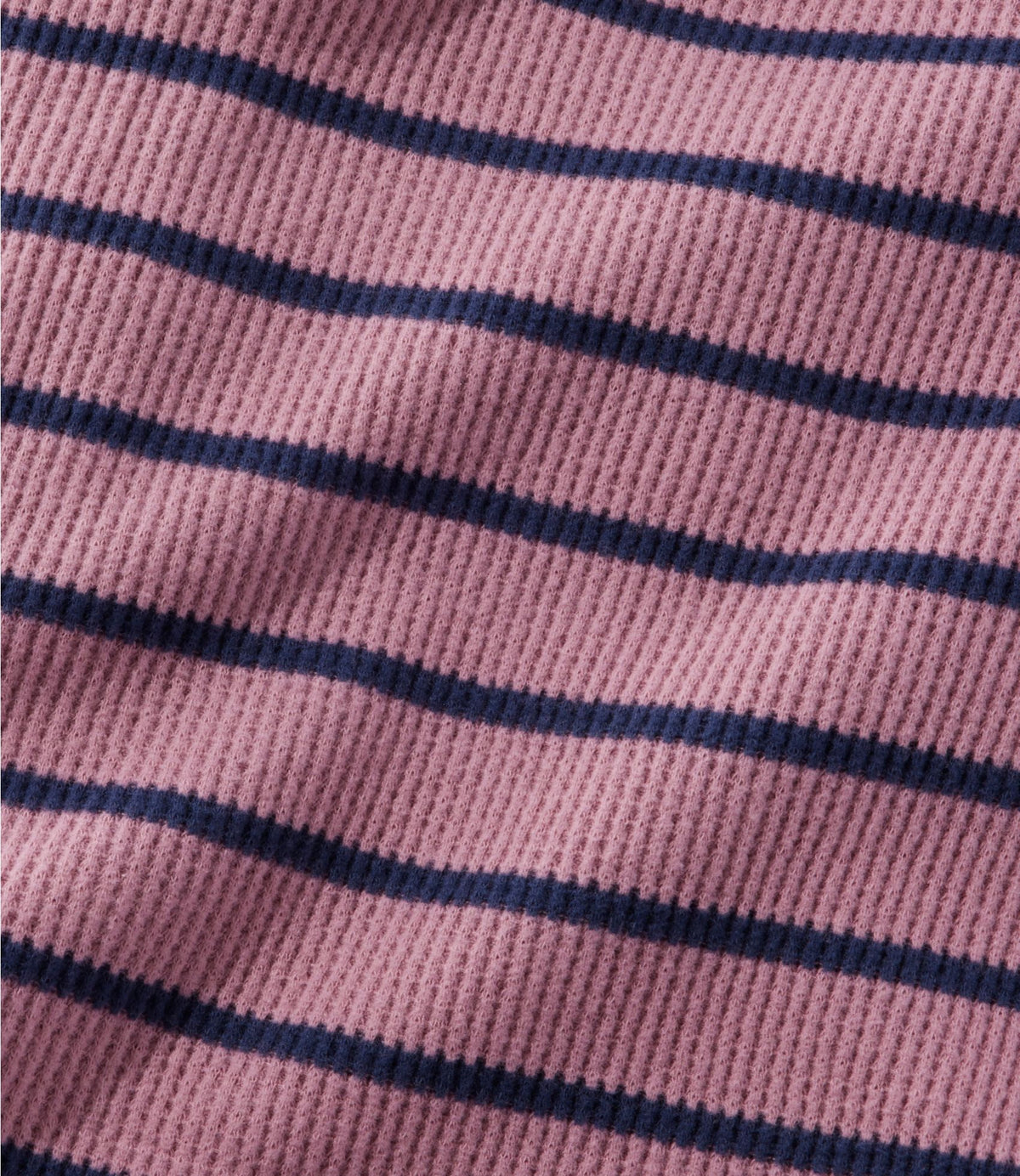 L.L.Bean Women's Soft Waffle Sleep Set Classic Navy Stripe