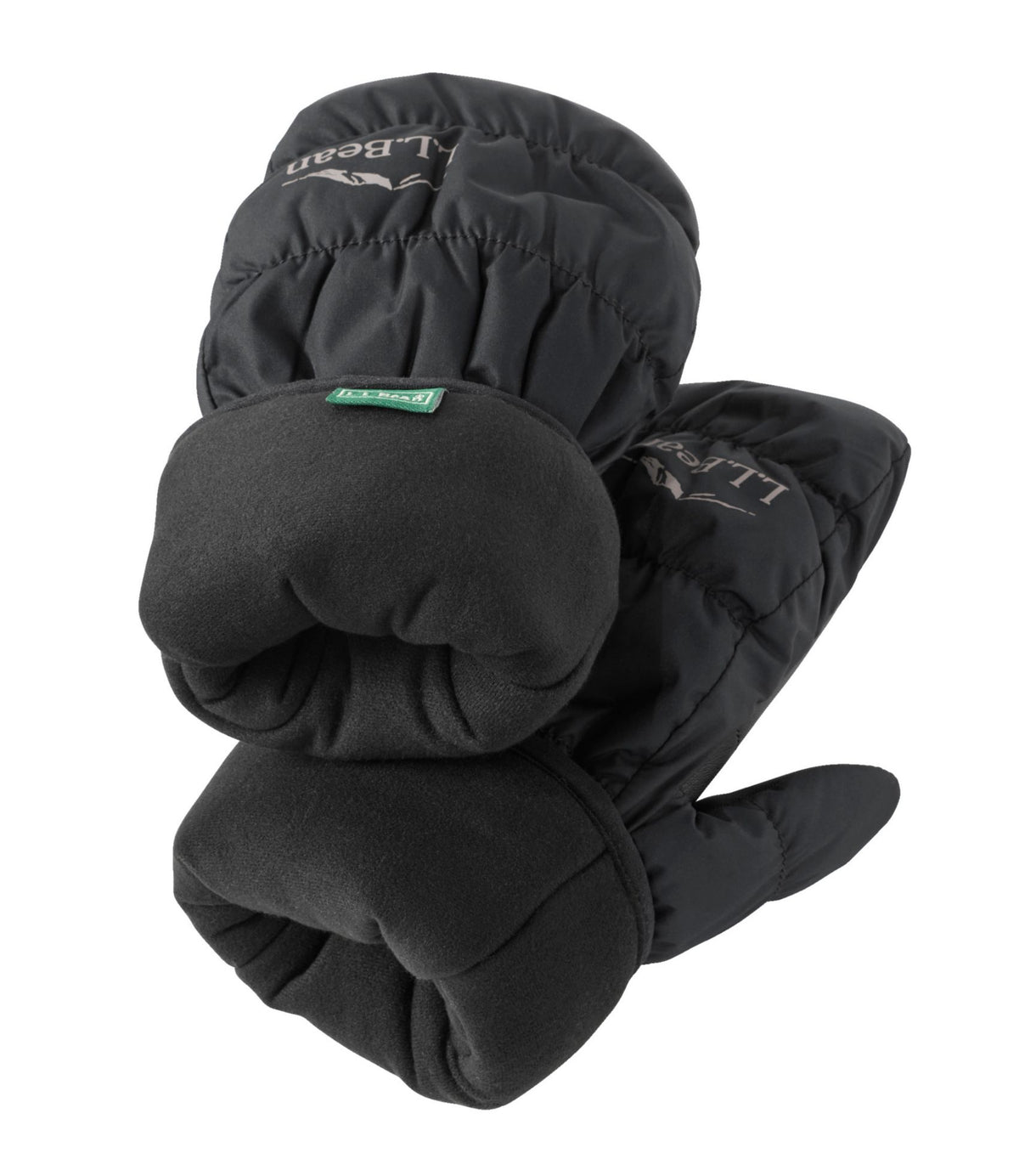 L.L.Bean Adults' Puffer Mittens Eggplant
