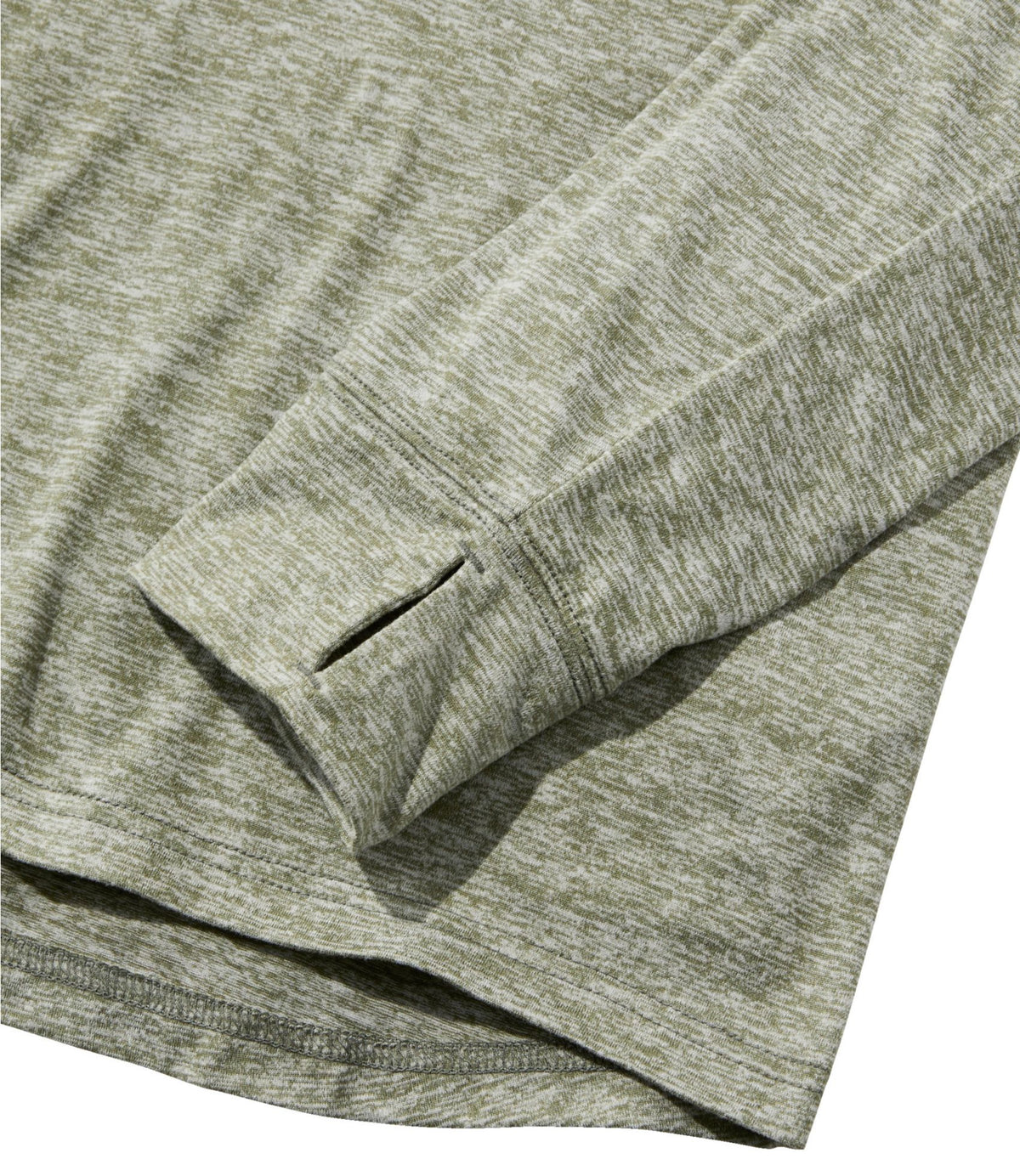 L.L.Bean Men's Insect Shield Pro Knit Hoodie Deep Olive Heather