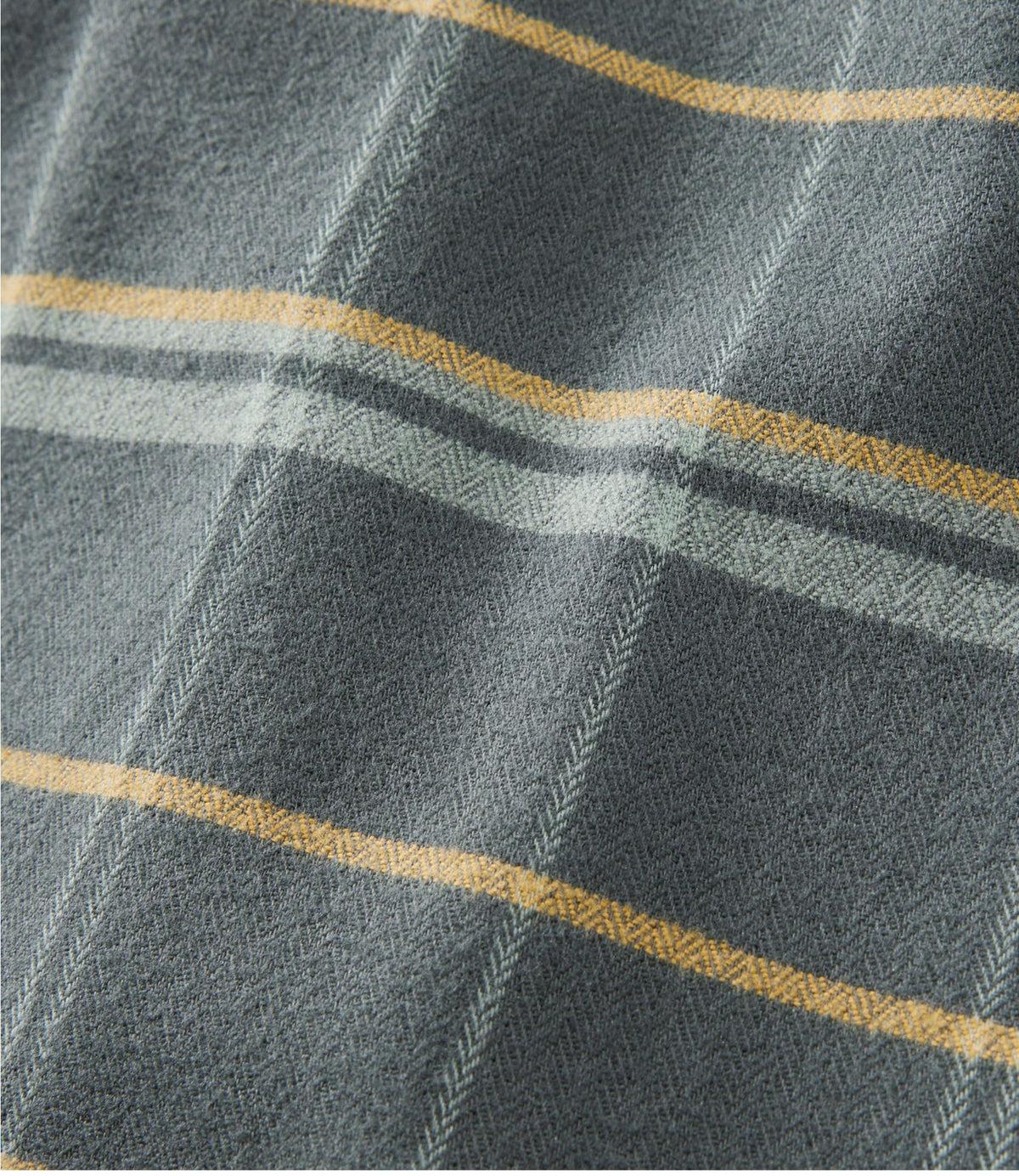 L.L.Bean Men's Mountainside Brushed Performance Shirt Deep Blue