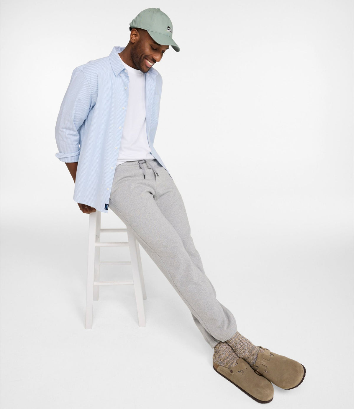L.L.Bean Men's Mariner Sweatpants Antique Olive