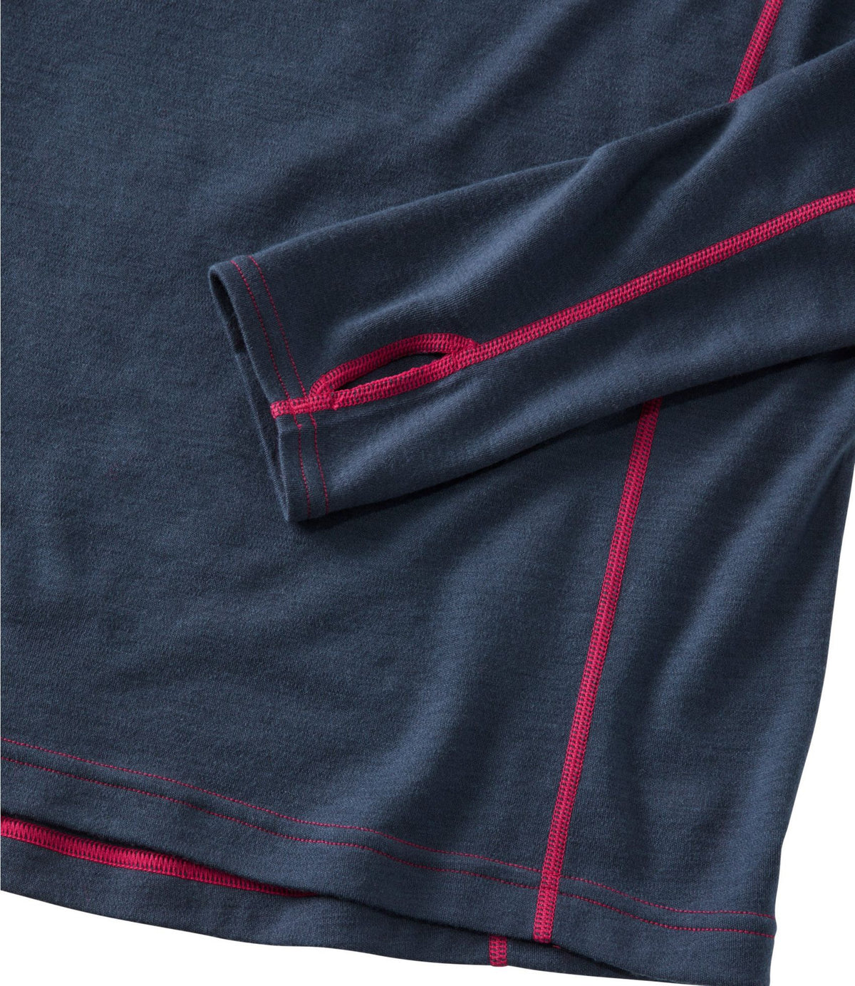 L.L.Bean Men's Cresta Midweight 250 Quarter-Zip Top Carbon Navy