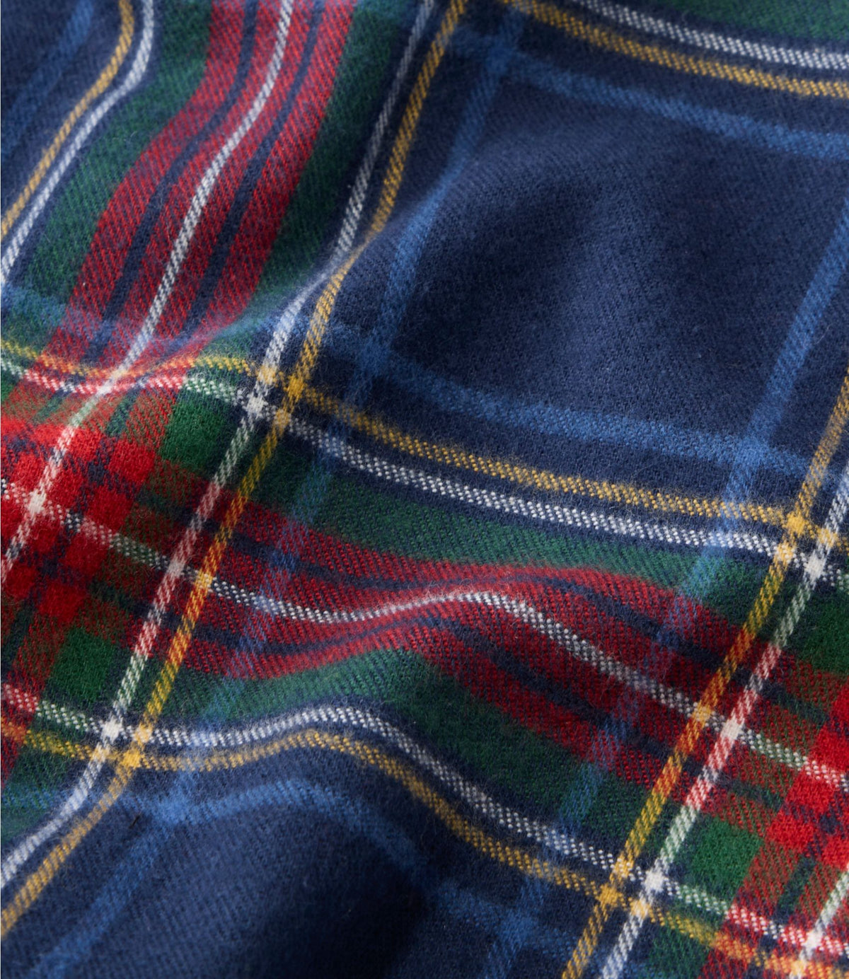 L.L.Bean Toddlers' Scotch Plaid Flannel Shirt Navy Stewart