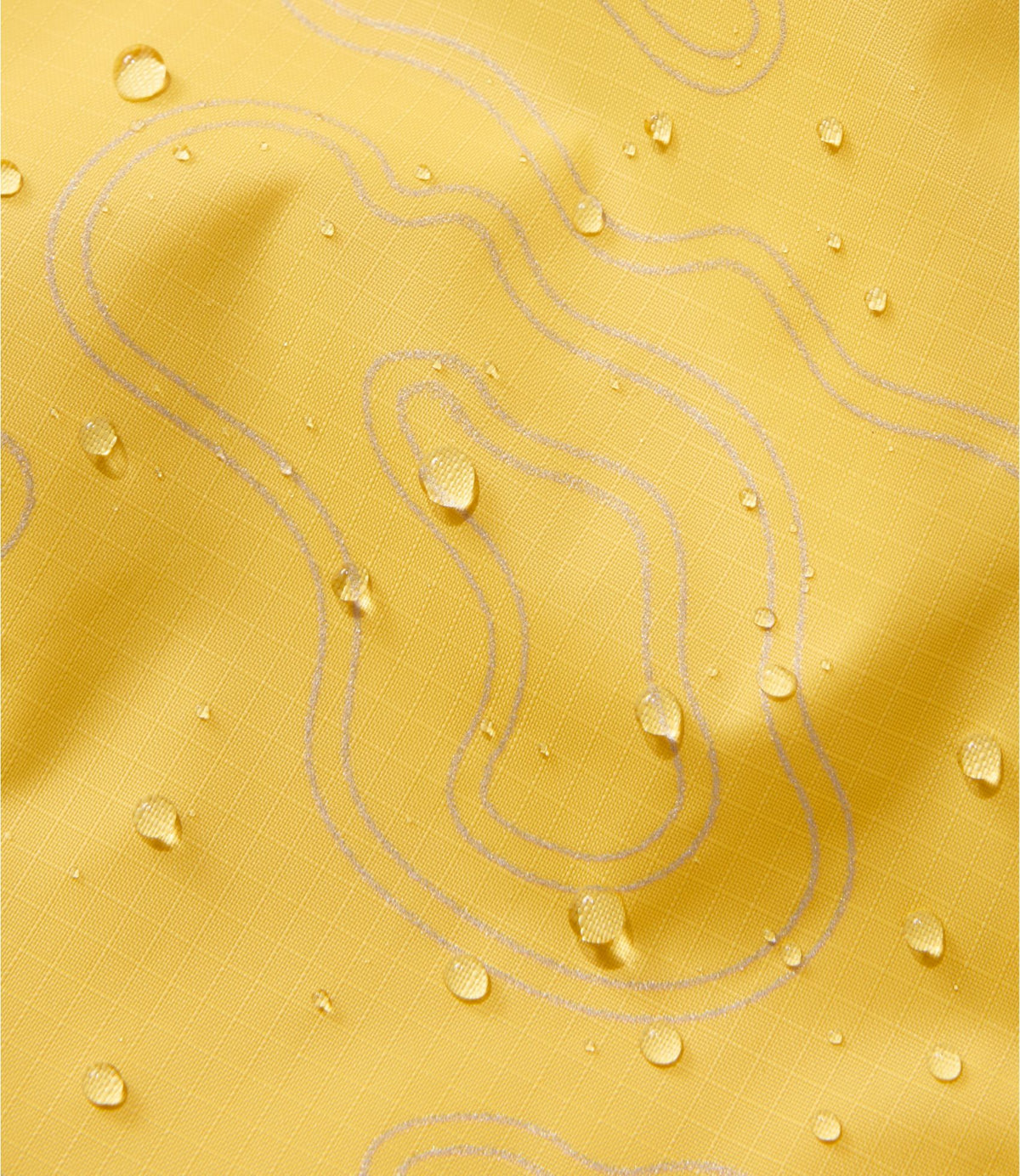 L.L.Bean Kids' Wind and Rain Jacket, Lined & Reflective Zipper Field Gold Reflective Topo