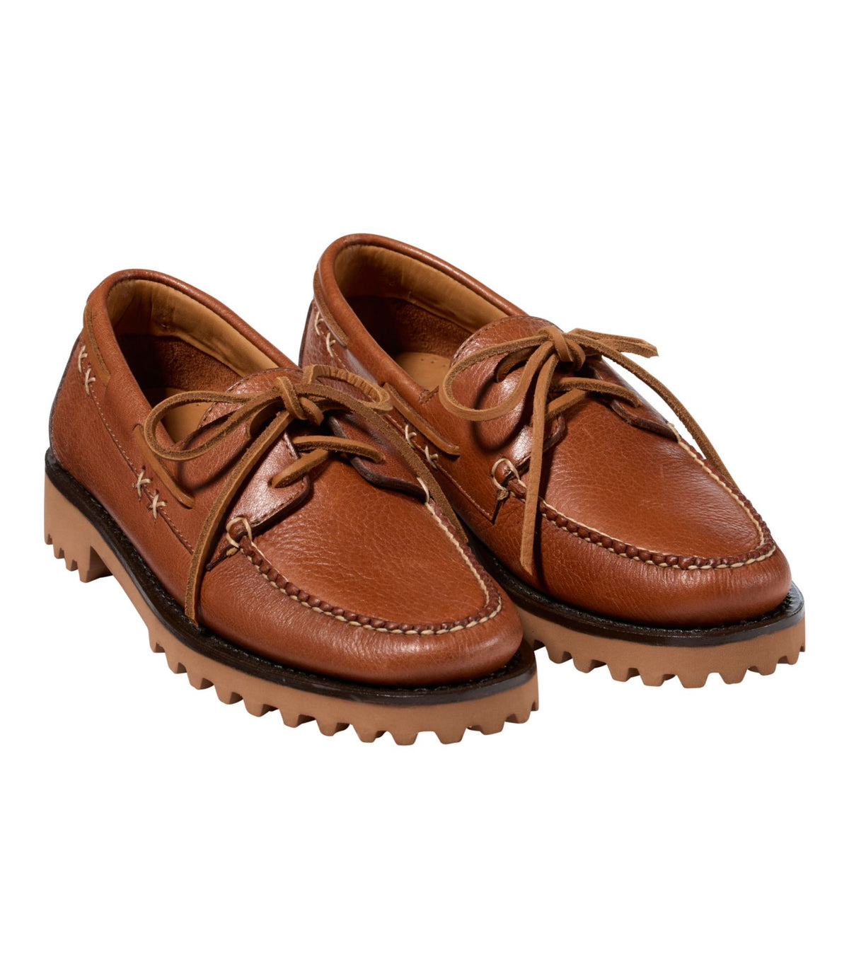 L.L.Bean Women's Allagash Handsewn Oxfords Cinnamon