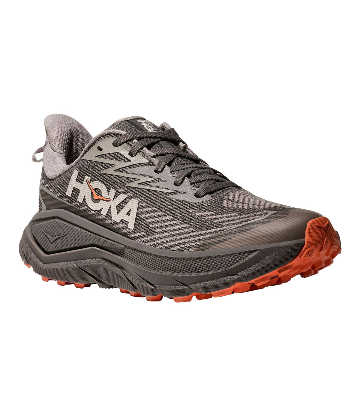 L.L.Bean Women's HOKA Challenger 8 Trail Shoes, GORE-TEX Cement/Gravel