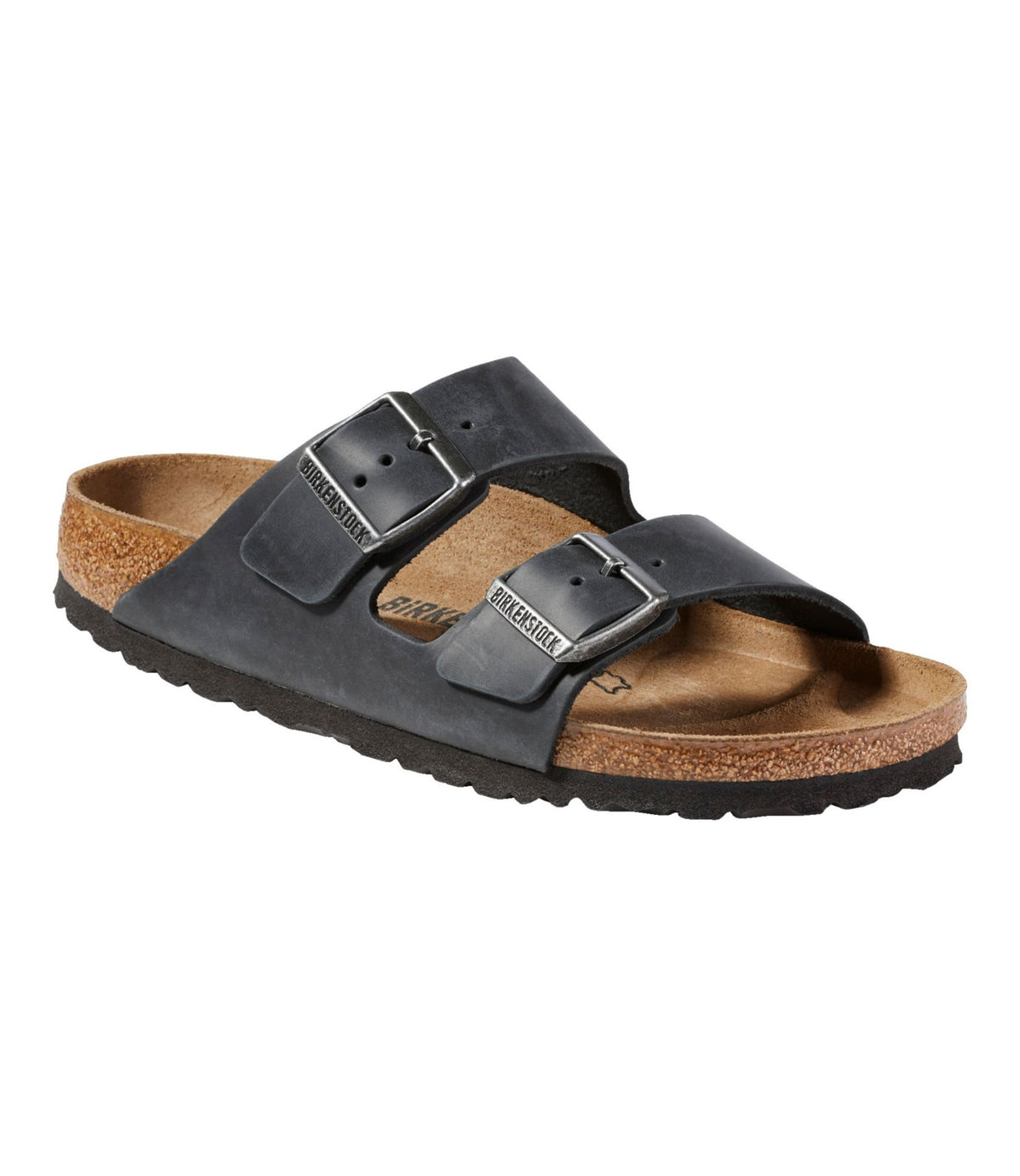 L.L.Bean Women's Birkenstock Arizona Sandals, Leather, Classic Footbed Habana