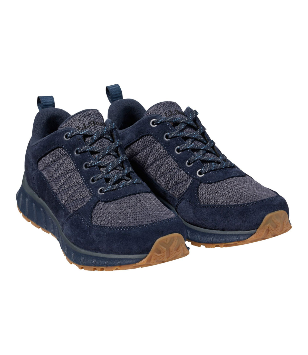 L.L.Bean Men's Snow Sneaker 5 Shoes, Lace-Up Carbon Navy/Carbon Navy