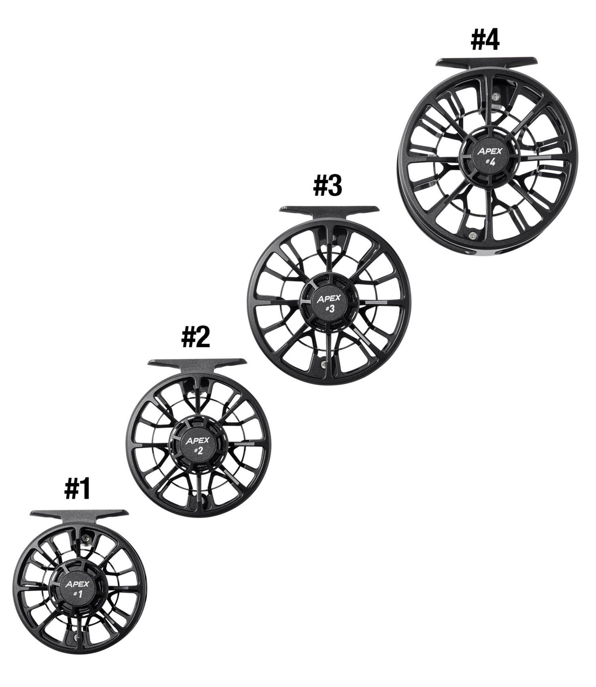 L.L.Bean Apex II Fly Reel Spool Faded Black