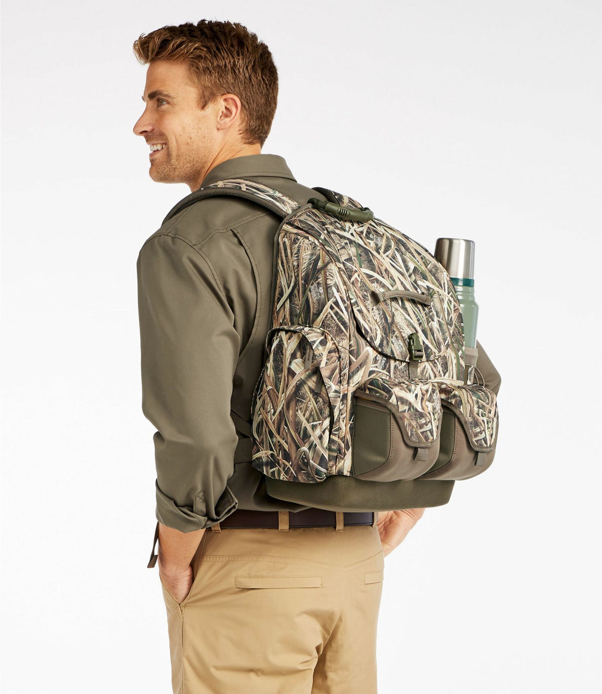 L.L.Bean Waterfowler's Pack Mossy Oak Shadow Grass Blades
