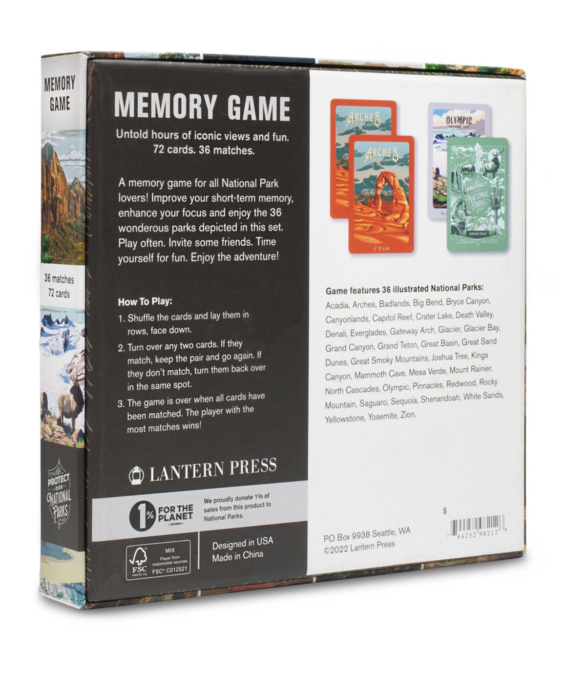 L.L.Bean National Parks Memory Game
