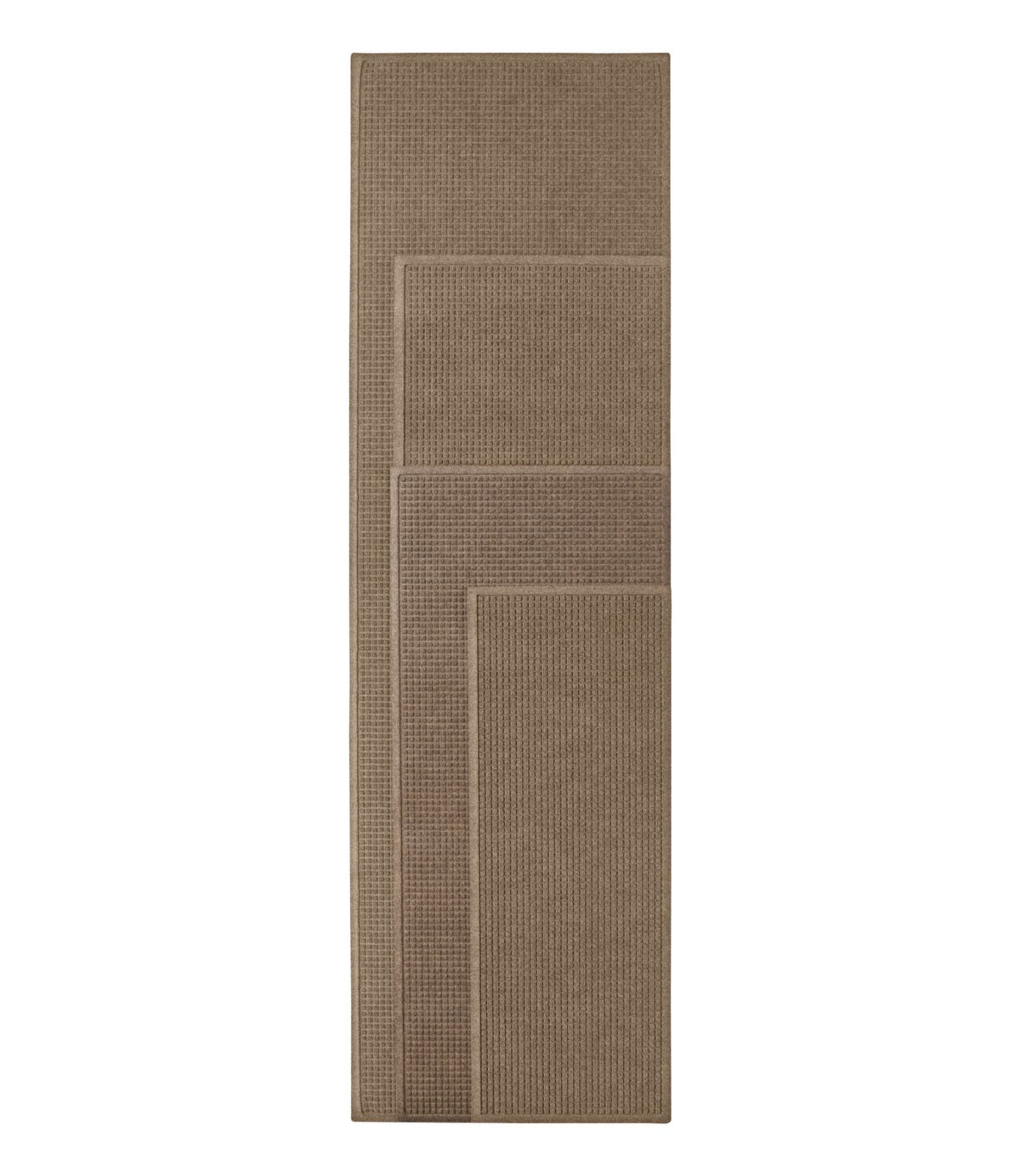 L.L.Bean Everyspace Recycled Waterhog Runner Medium Gray
