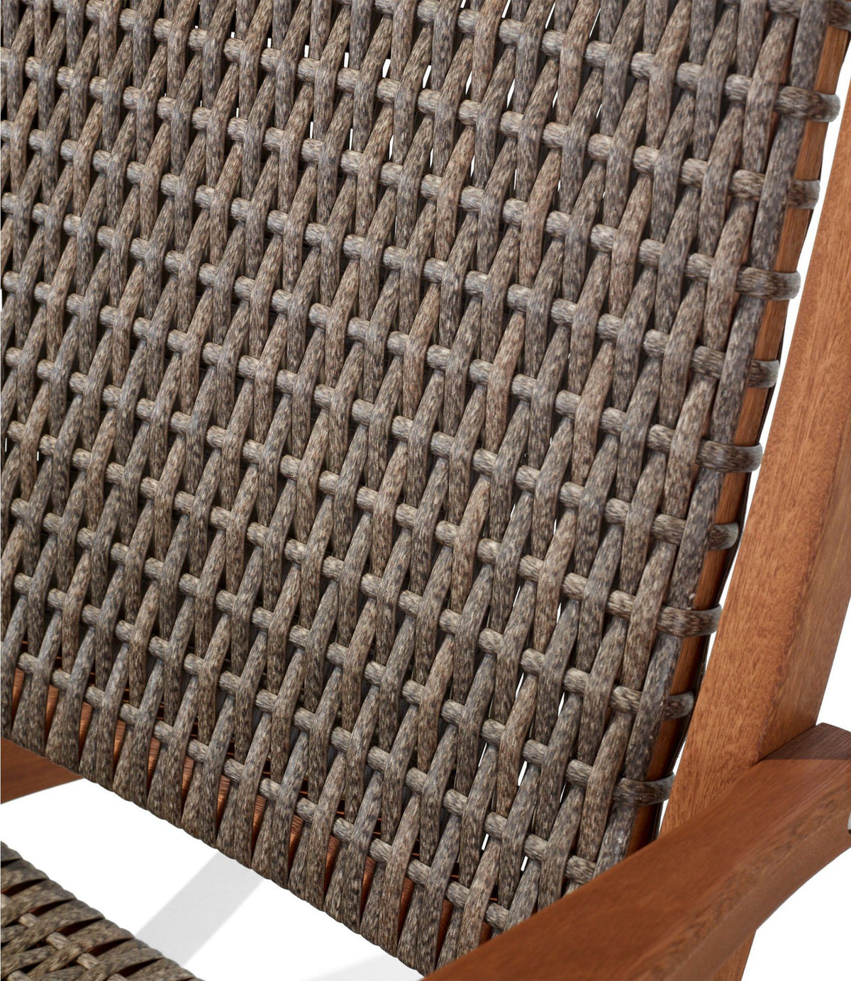 L.L.Bean Wicker Eucalyptus Rocker Natural