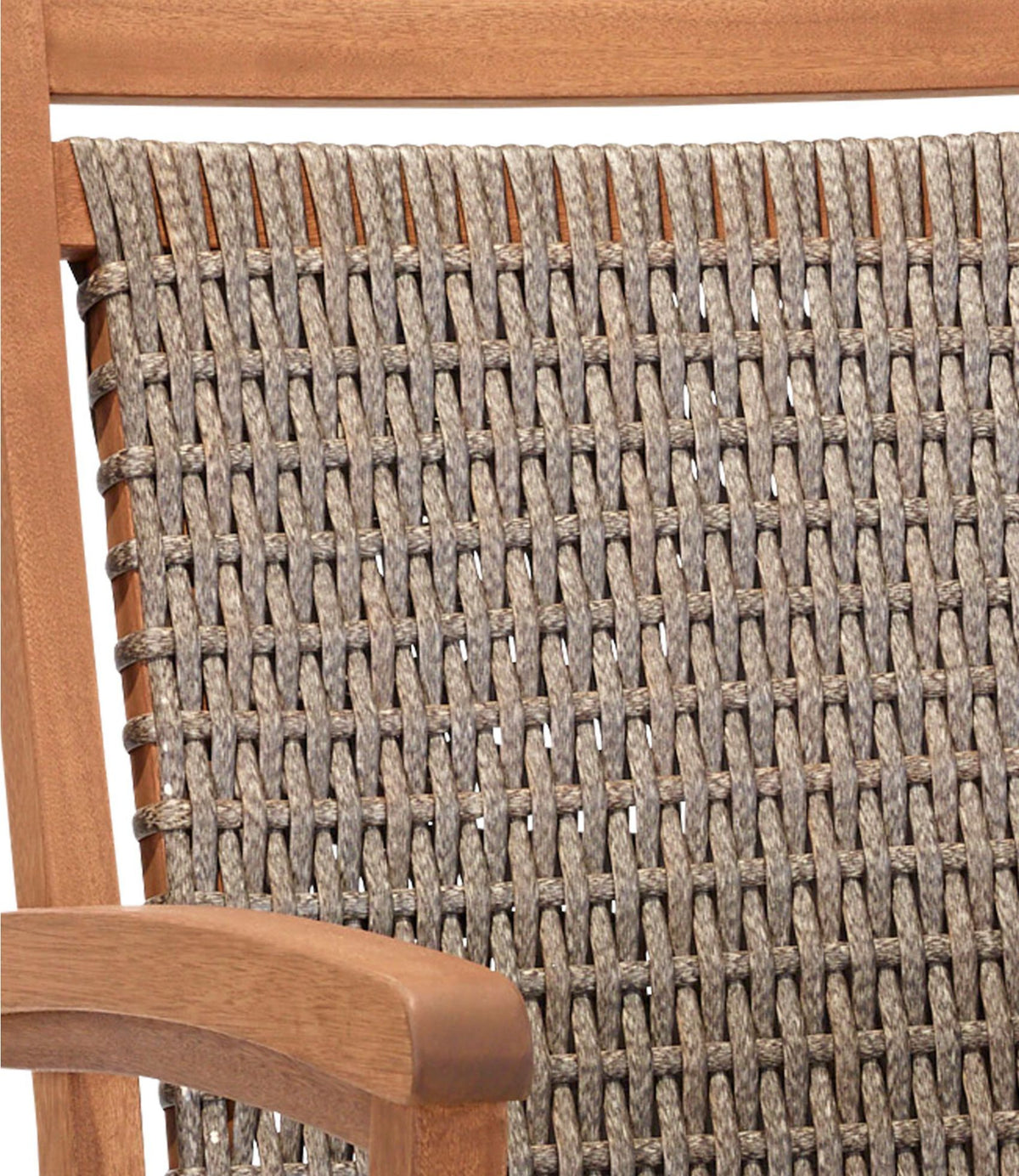 L.L.Bean Wicker Eucalyptus Dining Chair Natural