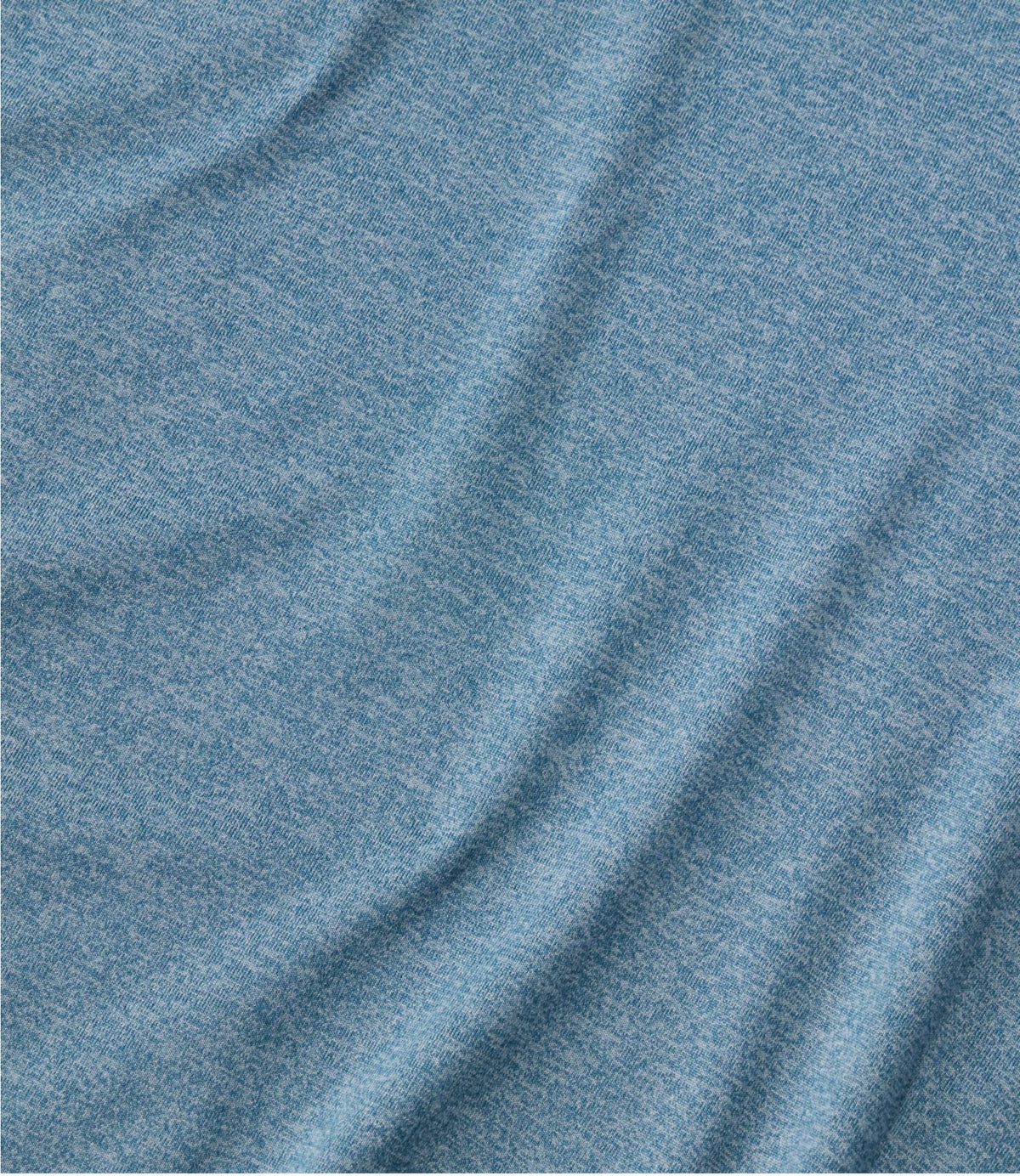 L.L.Bean Women's Movement Essential Tee, Long-Sleeve Cropped Iron Blue