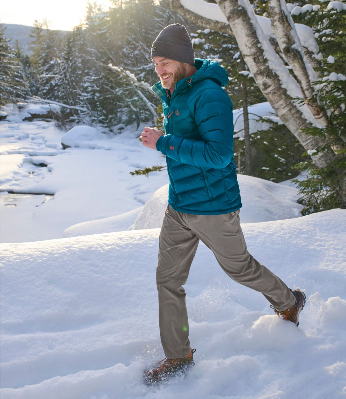 L.L.Bean Men's Ultralight 850 Down Hooded Jacket Thyme