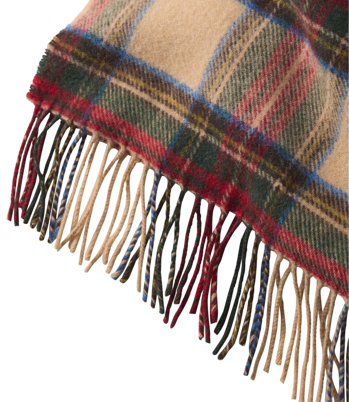 L.L.Bean Adults' Irish Lambswool Scarf Antique Dress Stewart