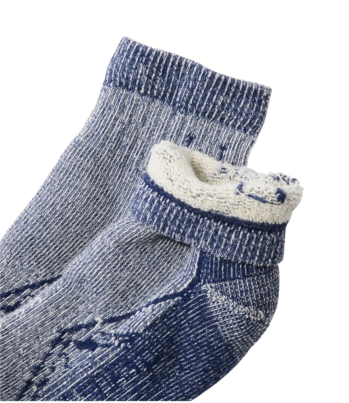 L.L.Bean Adults' Cresta Wool Midweight Hiking Socks, Quarter-Crew Dark Cinder