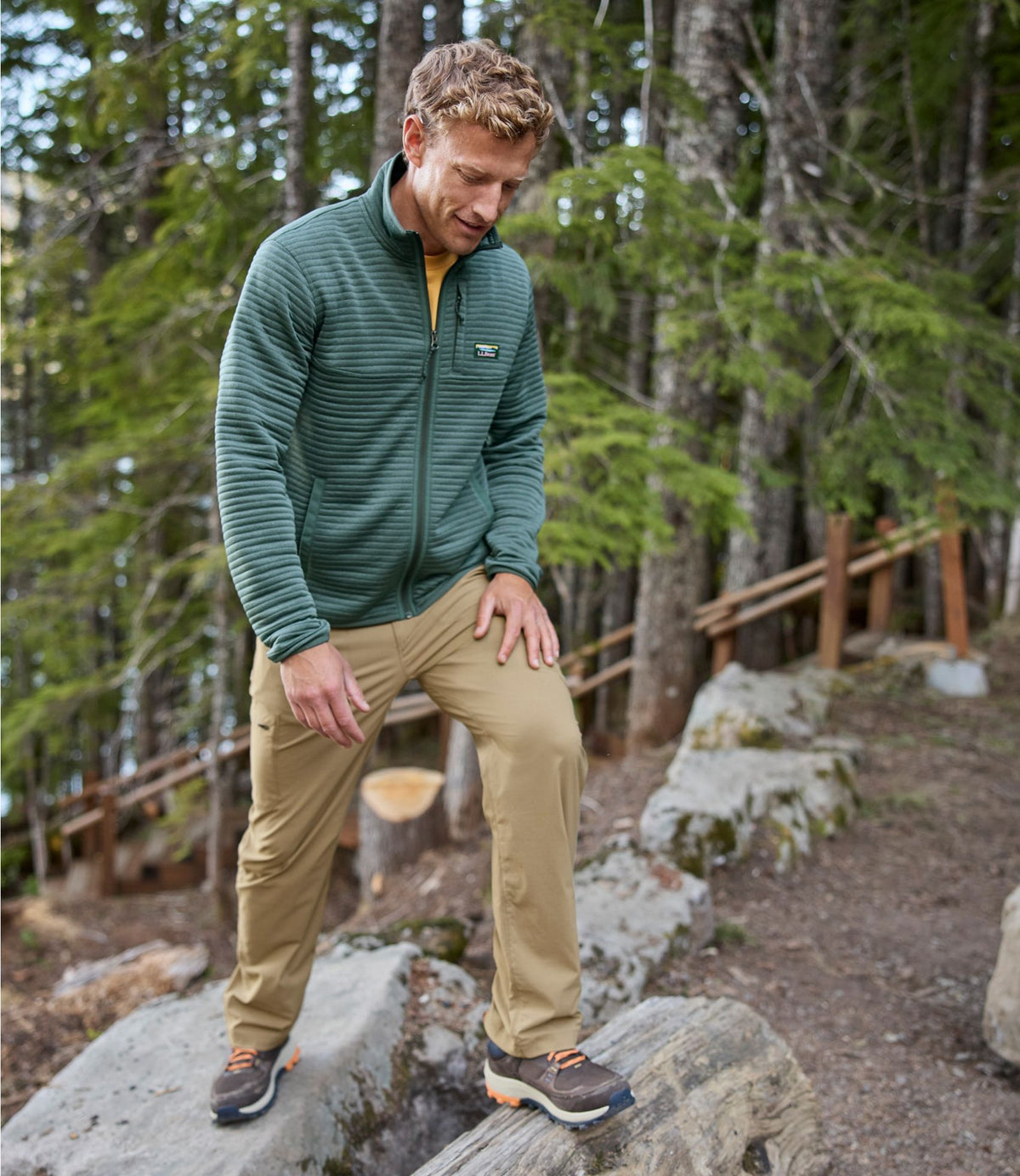 L.L.Bean Men's Water-Resistant Cresta Pants, Standard Fit Alloy Gray