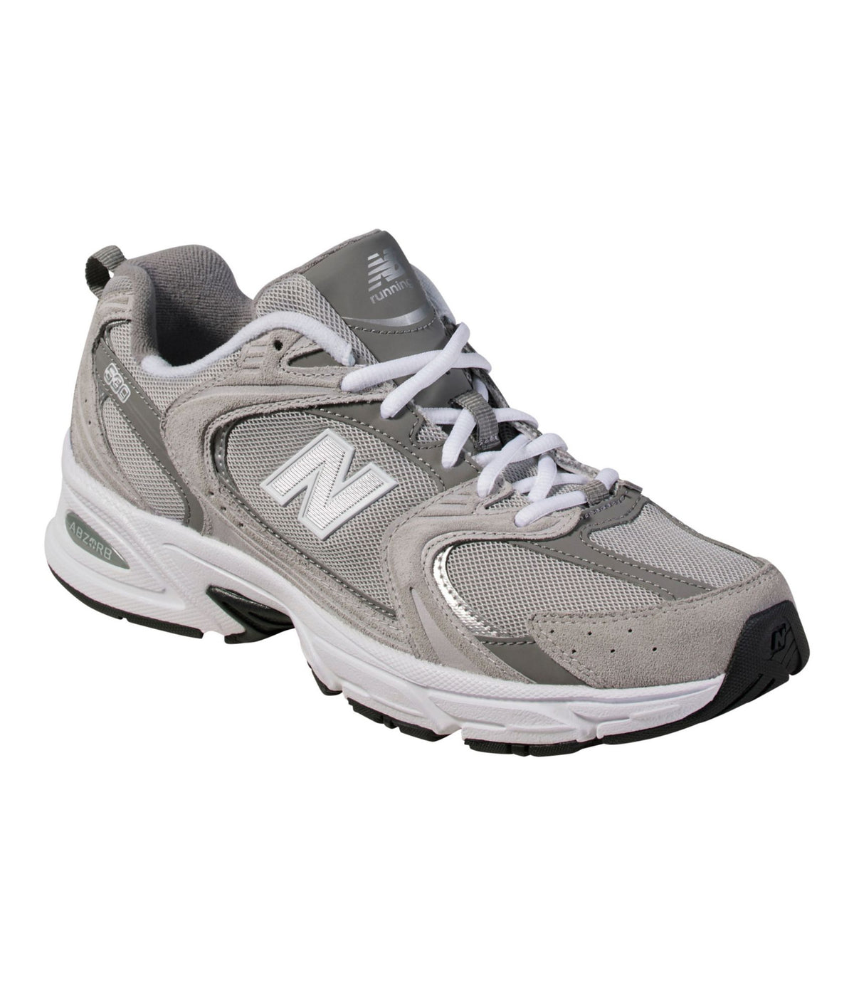 L.L.Bean Adults' New Balance 530 Running Shoes Rain Cloud/Shadow Grey/Silver Metallic