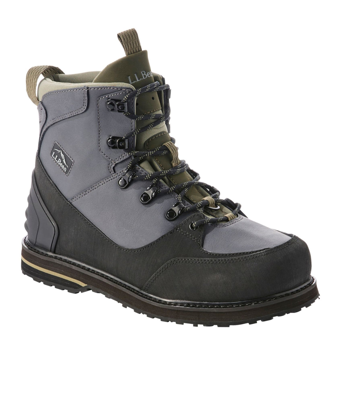 L.L.Bean Men's Emerger Wading Boots, Studded Dark Gray