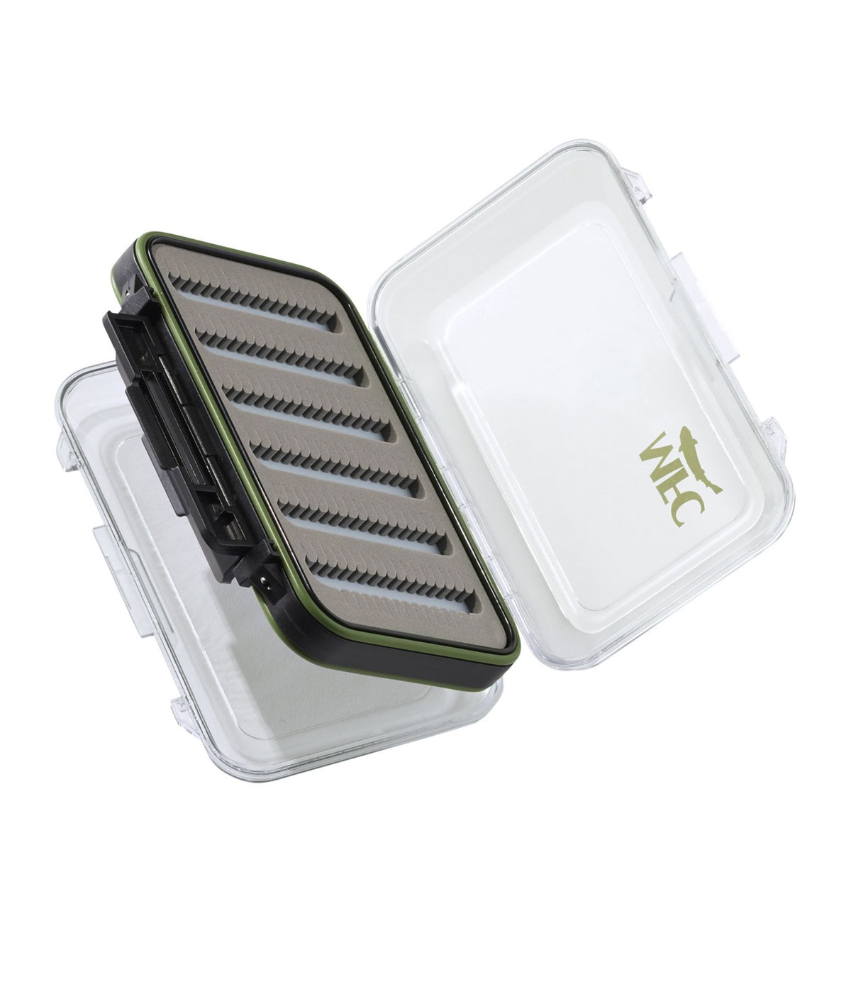 L.L.Bean Montana Fly Company Waterproof Fly Box, Medium Olive