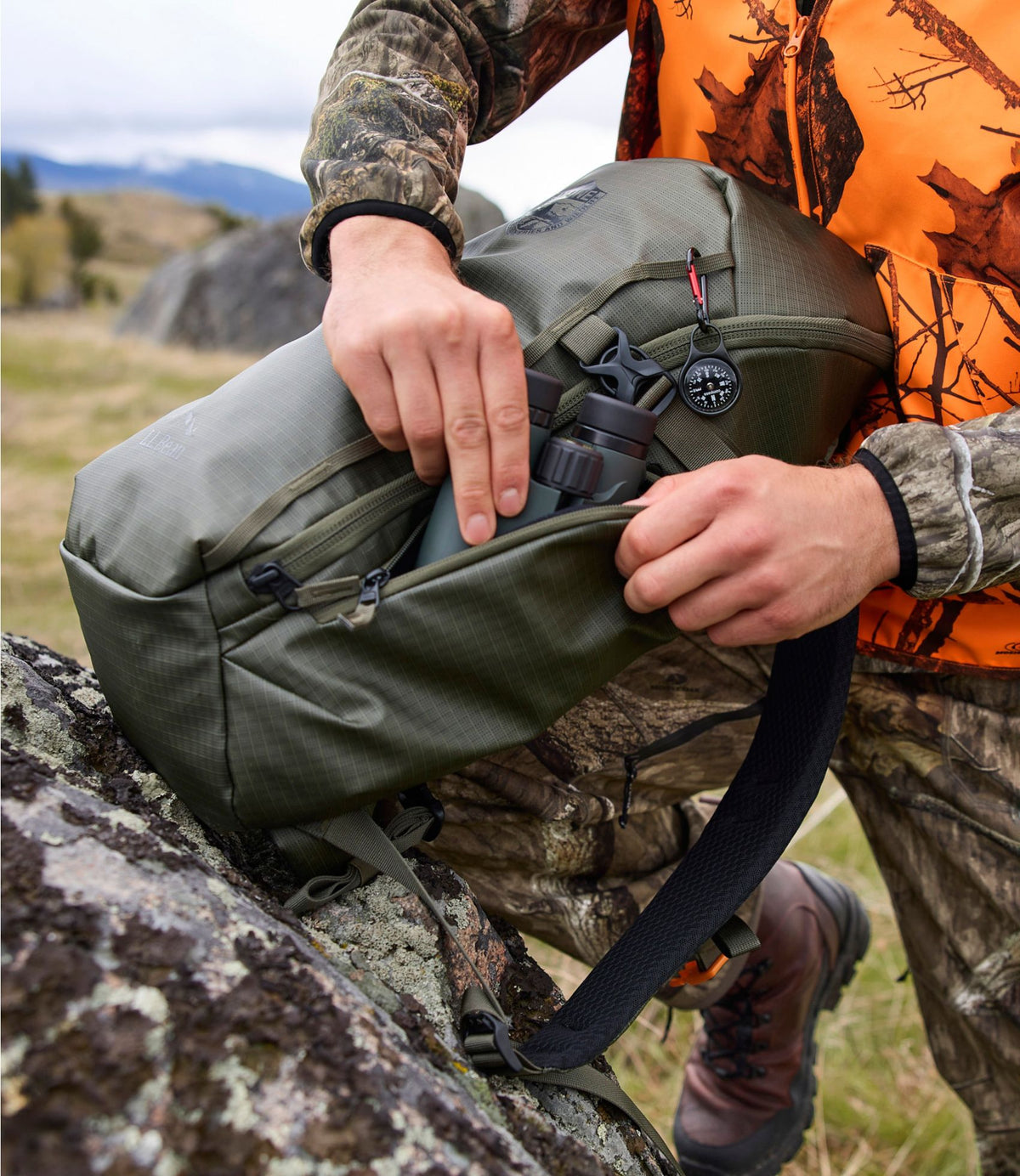 L.L.Bean Maine Warden's Field Pack Kelp Green