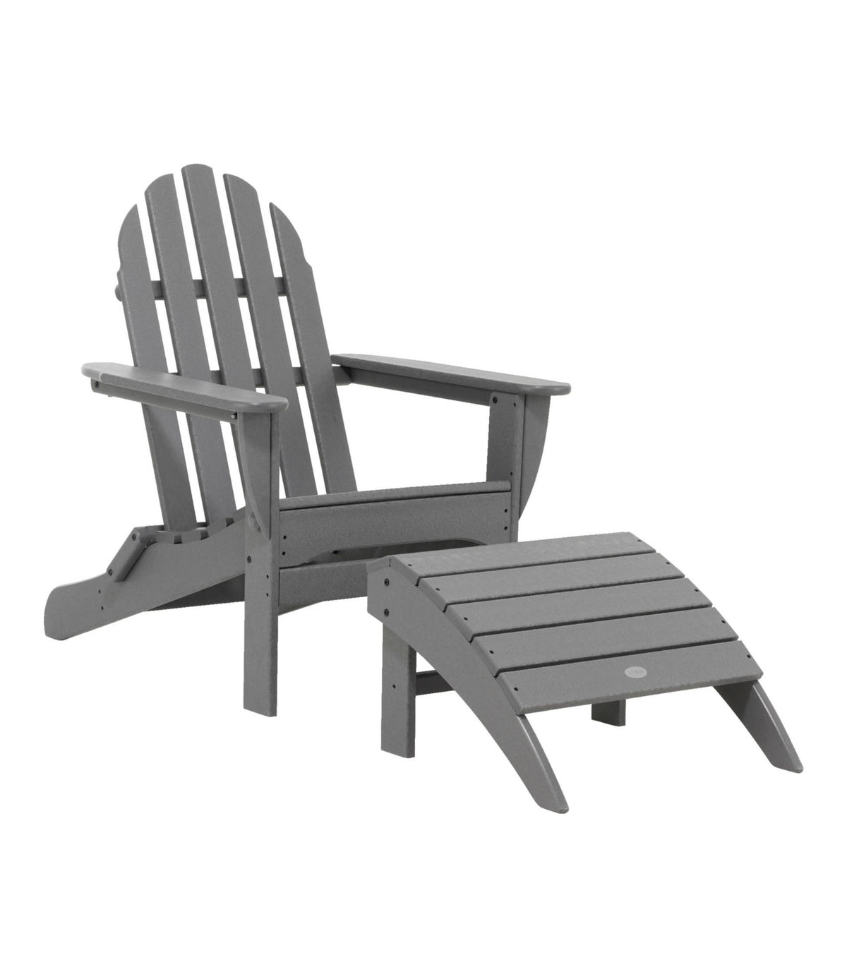 L.L.Bean All-Weather Adirondack Footstool Classic Navy