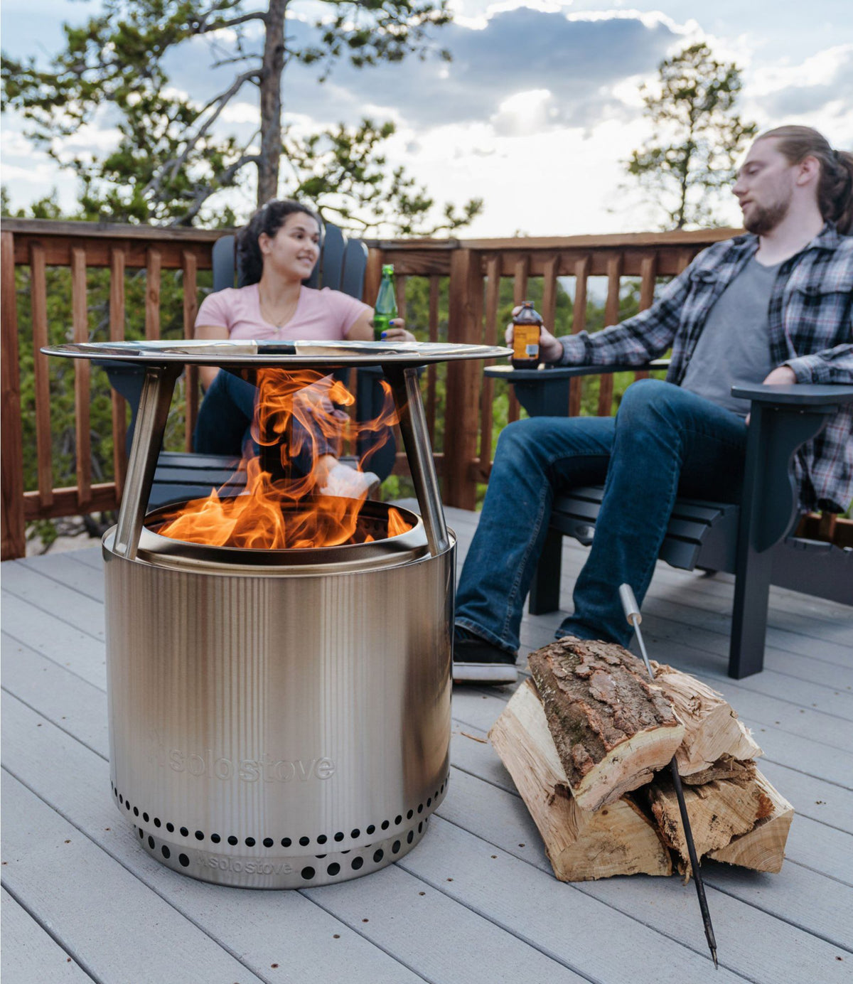 L.L.Bean Solo Stove Bonfire Heat Deflector Stainless Steel Basic