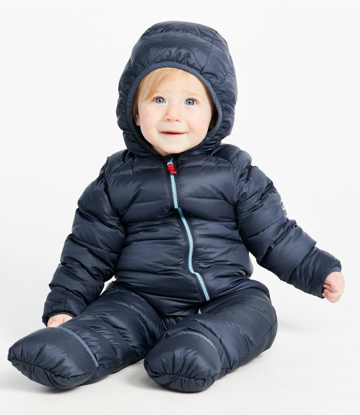 L.L.Bean Infants' Ultralight 650 Down Bunting Carbon Navy
