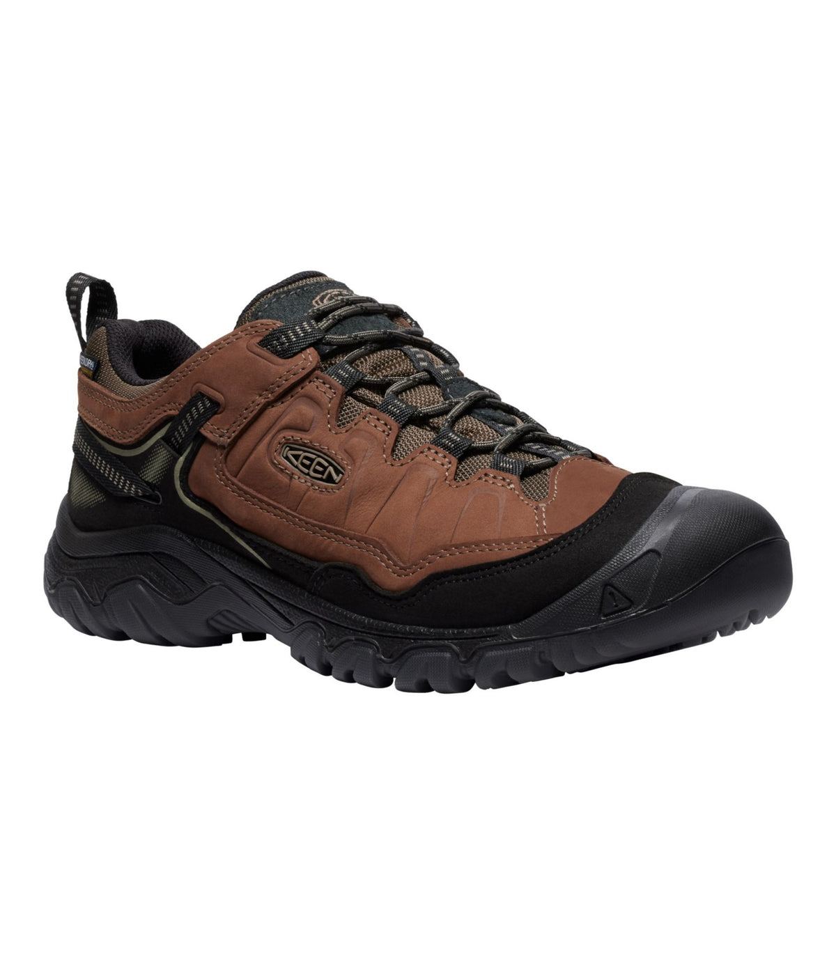 L.L.Bean Men's Keen Targhee IV Waterproof Hiking Shoes Bison/Black
