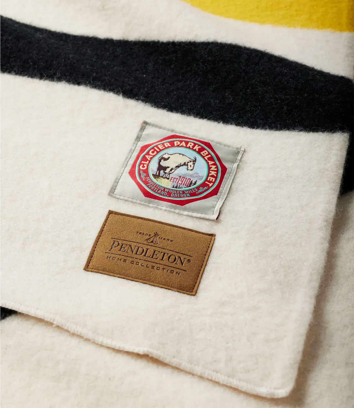 L.L.Bean Pendleton Glacier National Park Blanket White