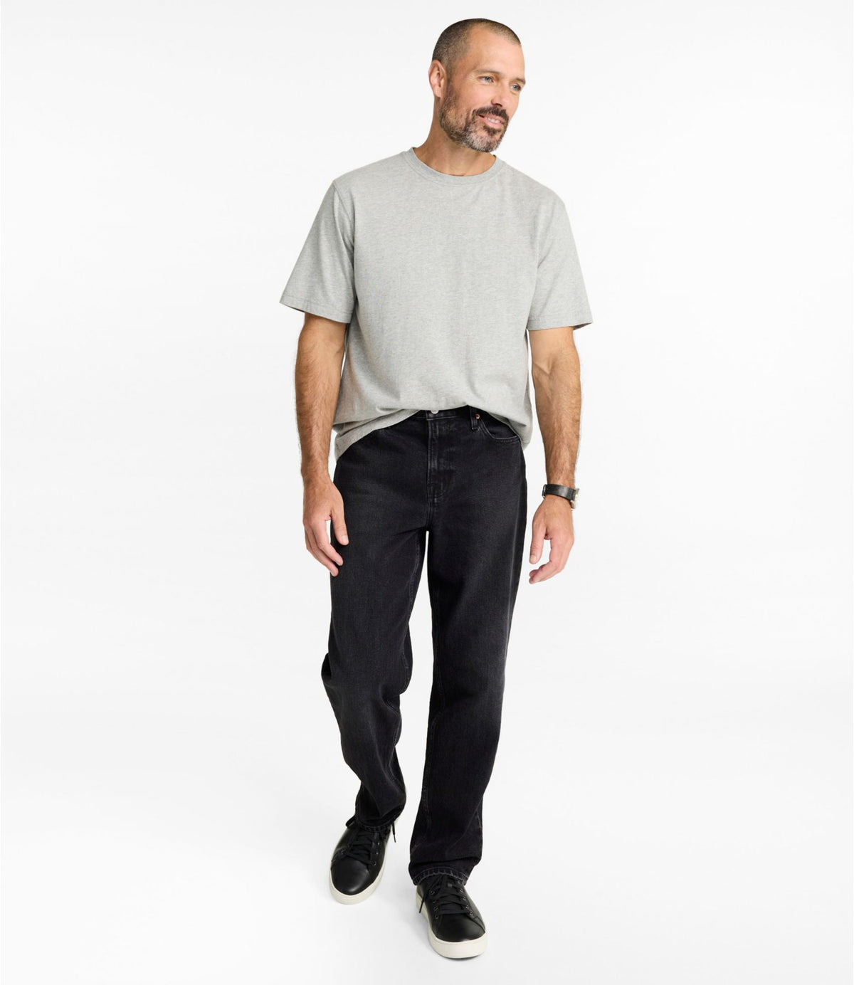 L.L.Bean Men's Heritage Jeans, Relaxed Fit Stonewashed