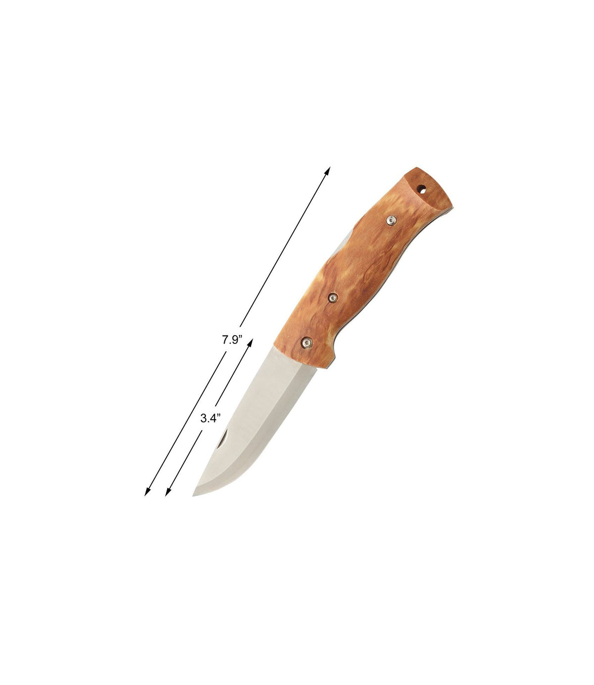 L.L.Bean Helle Bleja Folding Knife Natural