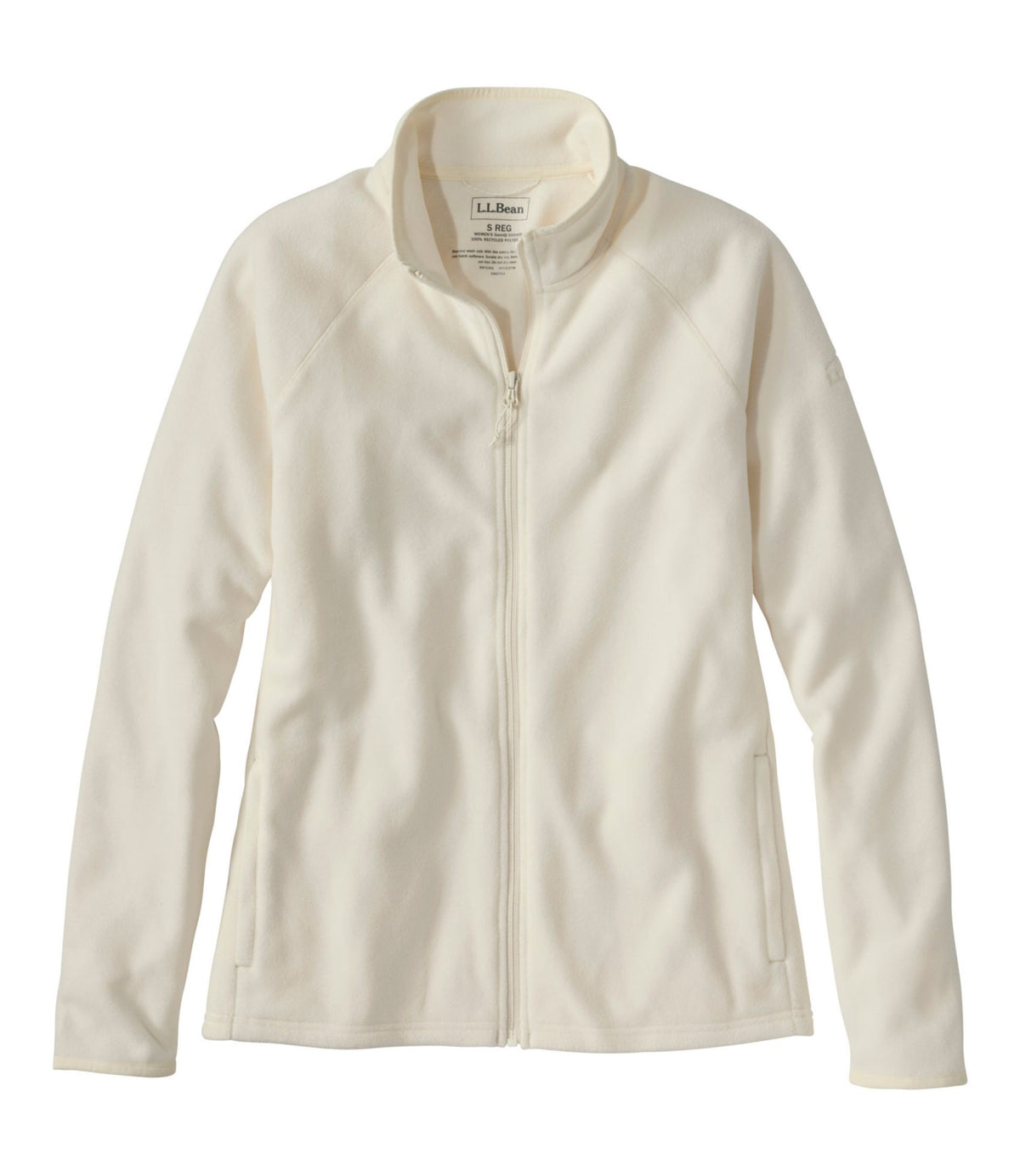 L.L.Bean Women's All Season Access Fleece Full-Zip Jacket Bone
