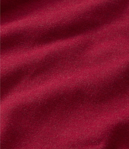 L.L.Bean Women's Essentials Sweatshirt, Lined Full-Zip Hoodie Bordeaux Heather