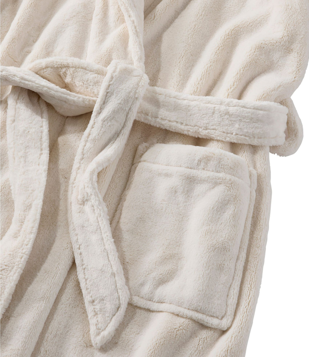 L.L.Bean Women's Wicked Plush Robe, Shawl Collar Brown Birch