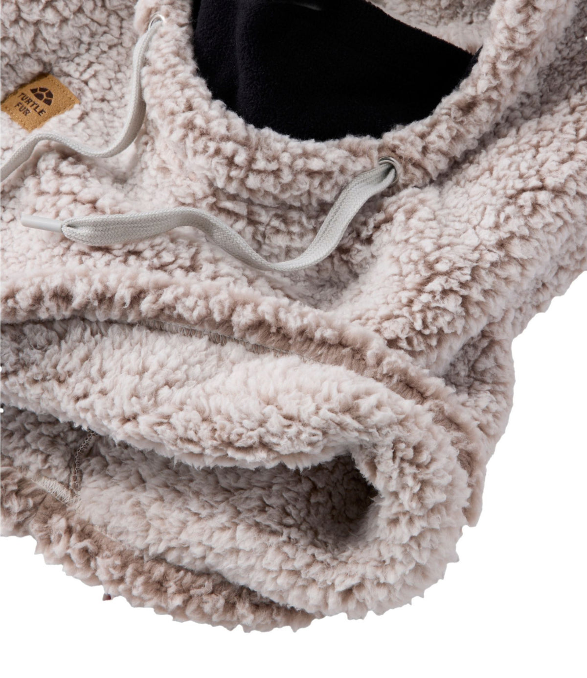 L.L.Bean Women's Turtle Fur Comfort Lush™ High Pile Fleece Booter Overhood Natural