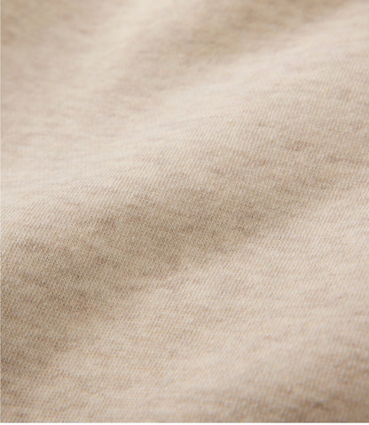 L.L.Bean Women's Mountain Classic Sweatshirt, Crewneck Logo Oatmeal Heather Retro Outdoor Tradition