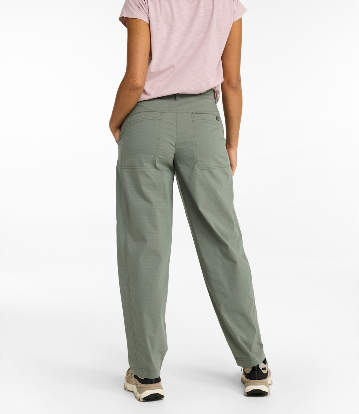 L.L.Bean Women's Mountainside Ripstop Barrel Pant Dark Cinder