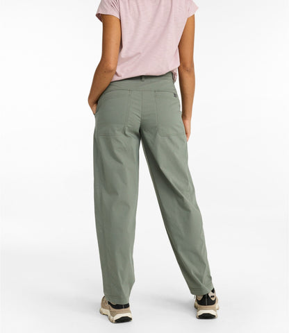 L.L.Bean Women's Mountainside Ripstop Barrel Pant Dark Cinder