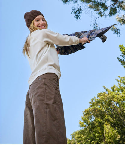 L.L.Bean Women's Mountainside Ripstop Barrel Pant Dark Cinder