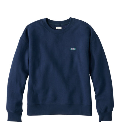 L.L.Bean Women's Mountain Classic Sweatshirt, Crewneck Classic Navy
