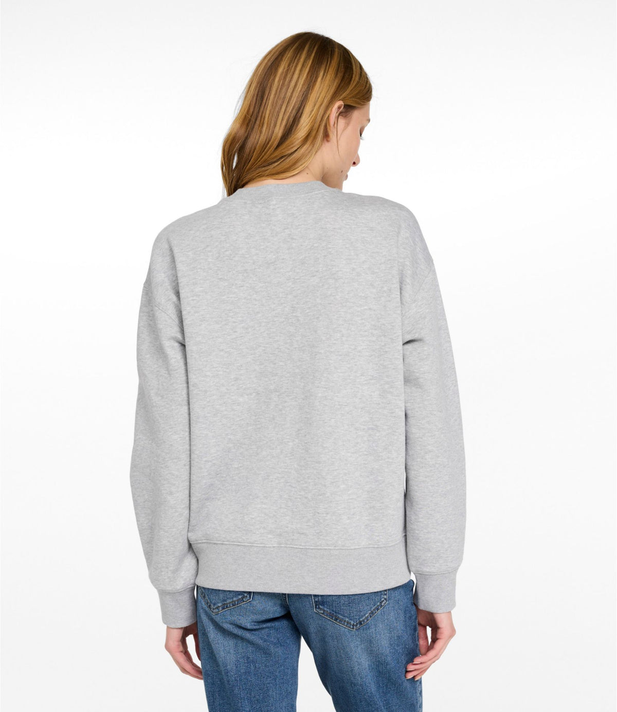 L.L.Bean Women's Mountain Classic Sweatshirt, Crewneck Classic Navy