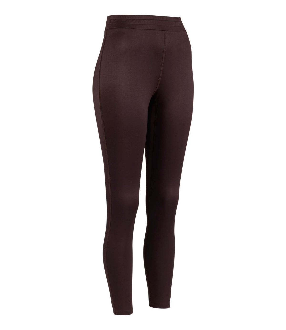 L.L.Bean Women's L.L.Bean Synthetic Silk Base Layer Pants Deepest Brown